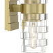 Murano Sconce Wall Light in Satin Brass