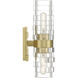Murano Sconce Wall Light in Satin Brass