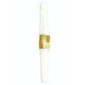 Ciro Sconce Wall Light in Satin Brass