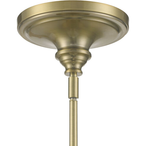 Emma 1 Light 14 inch Antique Brass Pendant Ceiling Light