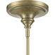 Emma 1 Light 14 inch Antique Brass Pendant Ceiling Light