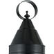 Classic Onion 1 Light 22.38 inch Black Outdoor Post in Seedy, Large