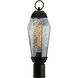 Lyrids 1 Light 20 inch Matte Black Outdoor Post Lantern
