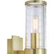 Stripe Sconce Wall Light in Satin Brass