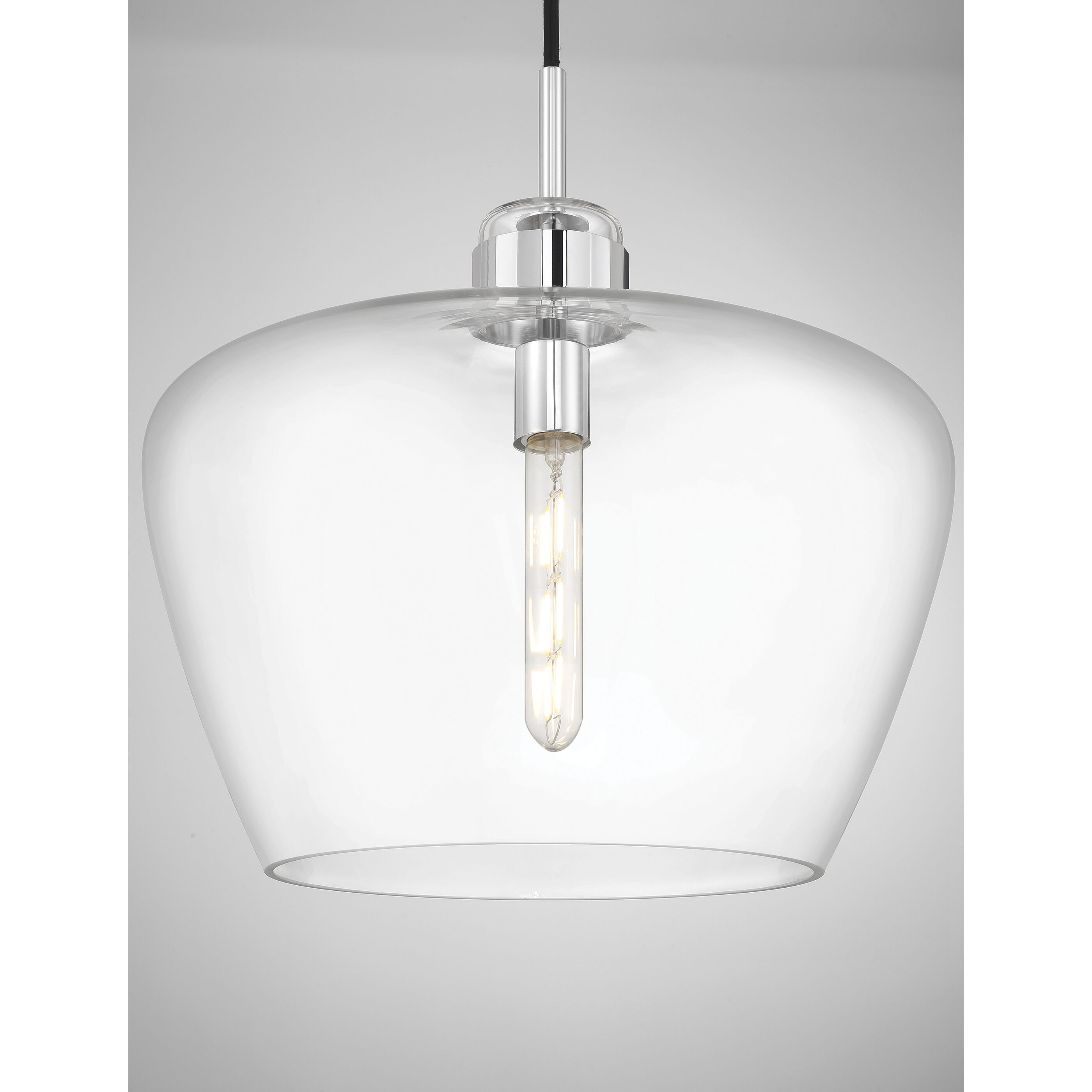 Aurora 1 Light Pendant Chrome 3742