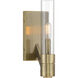 Rohe Sconce Wall Light in Antique Brass