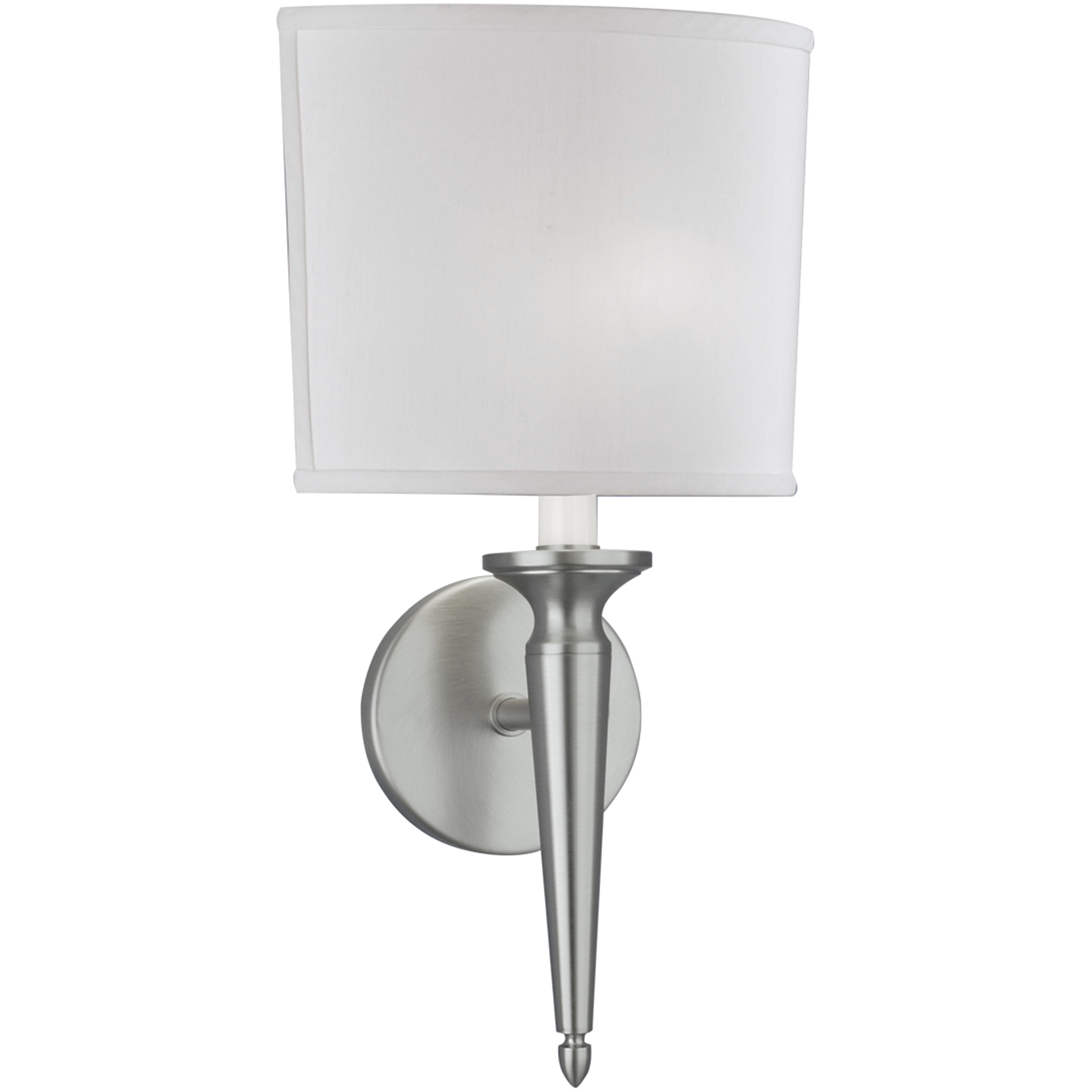 Grey fabric wall light on sale